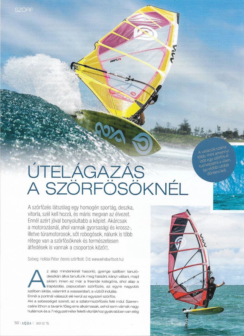 Útelágazás szörfösöknél